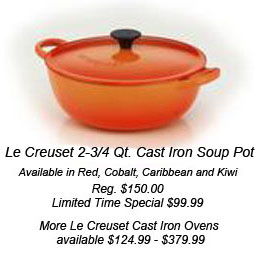 Le Creuset 2-3/4 Qt Cast Iron Soup Pot