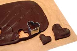 Cutting Shapes from Ganache