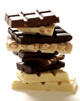 Stack of Different Chocolates