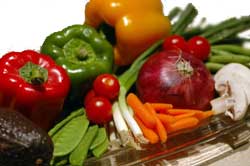 Vegetables on Display
