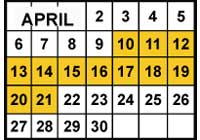 April Calendar