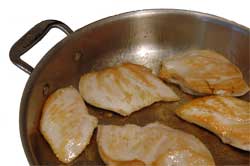 Sauteing Chicken