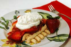 Strawberry Meringue Dessert