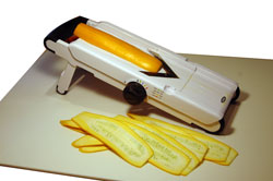 Slicing Squash on a Mandoline
