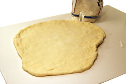 Pizza Dough Stretched