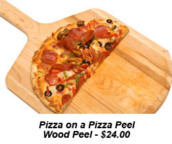 Pizza on a Pizza Peel