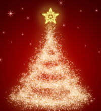 Lit Tree