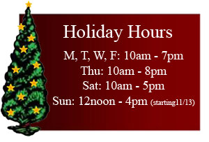 Holiday Hours