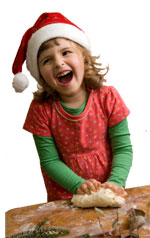 Child Making Cookies