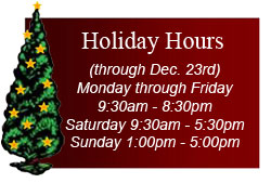 Holiday Hours