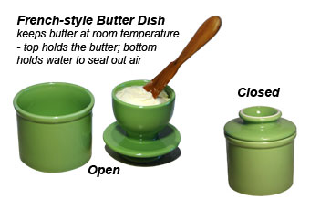 French Butter Dish