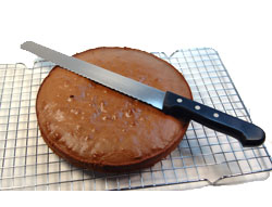 Cutting a Cake Layer