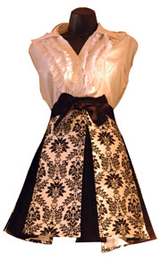 Box Pleat Apron