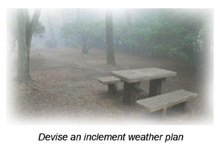 Rainy Picnic Table