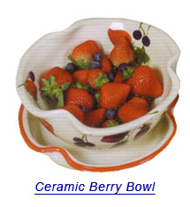 Ceramic Berry Bowl