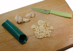 Prepping Garlic