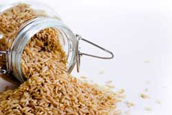 Rice Flowing from a Jar