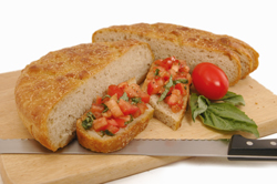 Sliced Loaf with Tomatoes