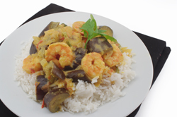 Shrimp Curry Plated