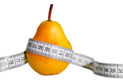 Pear with Tape Measure