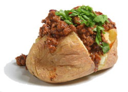 Chili on Potato