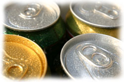 Four Beer Cans