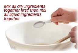 Adding Dry Ingredients