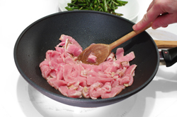 Stir-frying Pork