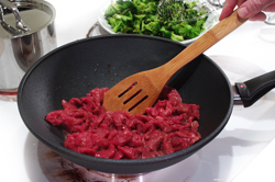 Stir-frying Beef