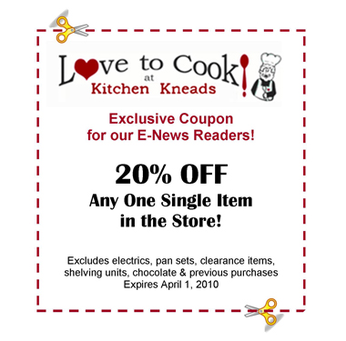 Coupon for 20% Off