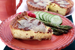 Plated Quiche