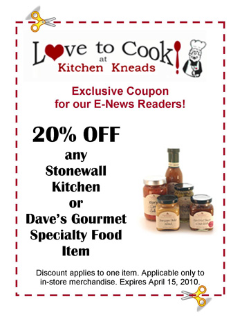 Coupon for Specialty Food Item