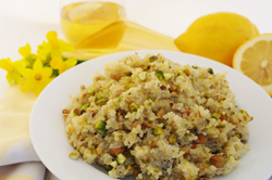 Lemon-Pistachio Quinoa Pilaf