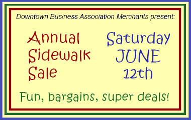 Annual Sidewalk Sale