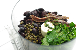 Tapenade in Food Processor