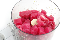 Tuna in Food Processor