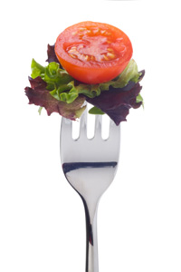 Fork with Lettuce