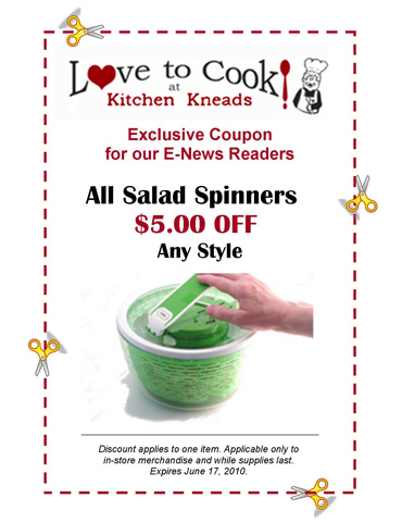 Salad Spinner Coupon