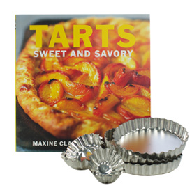 Cookbook with Tart Pans