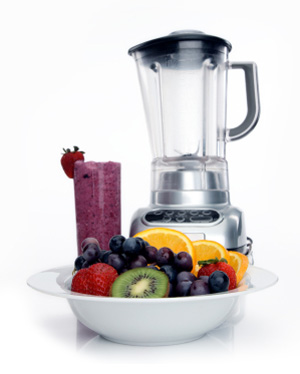 Blender and Fruit