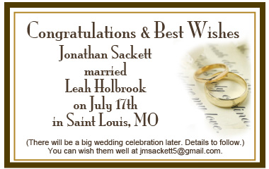 Wedding Announcement
