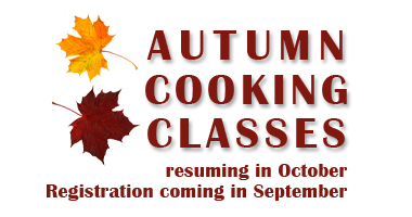 Autumn Cooking Classes