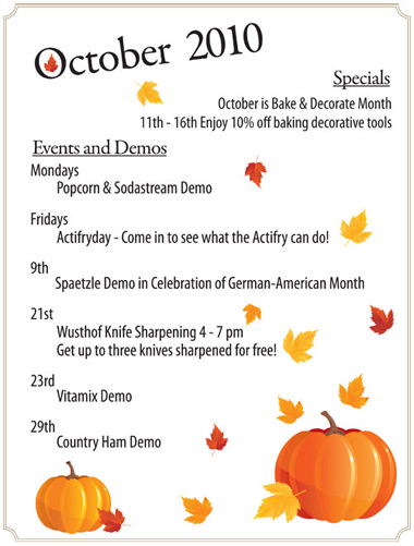 October Events