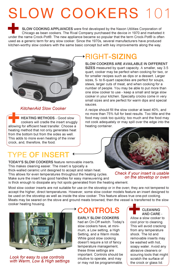 Slow Cookers 101