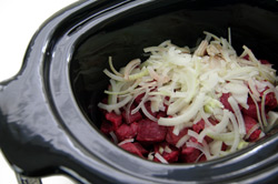 Ingredients in Slow Cooker