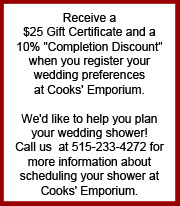 Wedding Registry Coupon and Wedding Showers