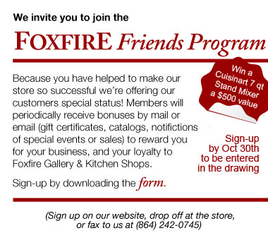 Join Foxfire Friends
