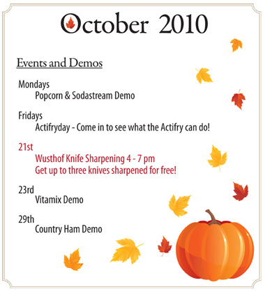 October Events