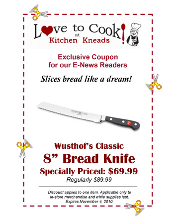 Bread Knife Coupon