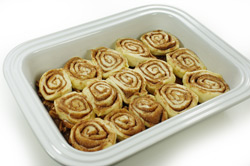 Dough Pinwheels in Pan